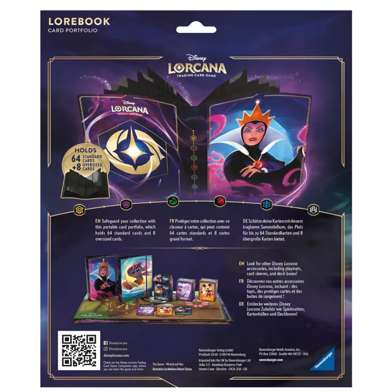 Ravensburger Disney Lorcana Evil Queen Card Portfolio, Snow White And The Seven Dwarfs 7 Ravensburger Disney Lorcana Evil Queen Card Portfolio, Snow White And The Seven Dwarfs - Image 5