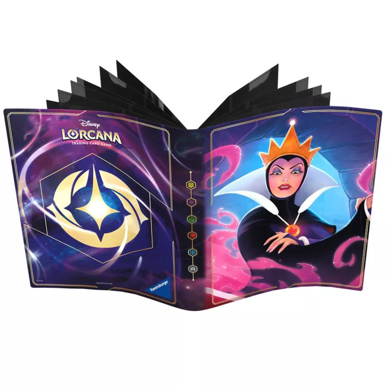 Ravensburger Disney Lorcana Evil Queen Card Portfolio, Snow White And The Seven Dwarfs 3 Ravensburger Disney Lorcana Evil Queen Card Portfolio, Snow White And The Seven Dwarfs