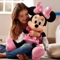 Disney Store Minnie Mouse Large Pink Soft Toy