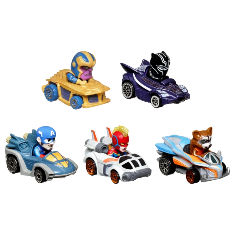 Mattel Hot Wheels RacerVerse Marvel 5 Pack 4 Mattel Hot Wheels RacerVerse Marvel 5 Pack - Image 2