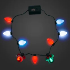 Mickey And Minnie Mouse Animated Glow Christmas Necklace -Toys Store 418137307297 2