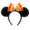 Minnie Mouse Orange Ears Headband For Adults 2 Minnie Mouse Orange Ears Headband For Adults -Toys Store 428404207762