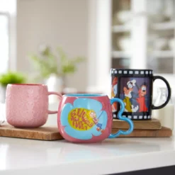 Mickey Mouse Pink Motif Mug -Toys Store 433117276189 3