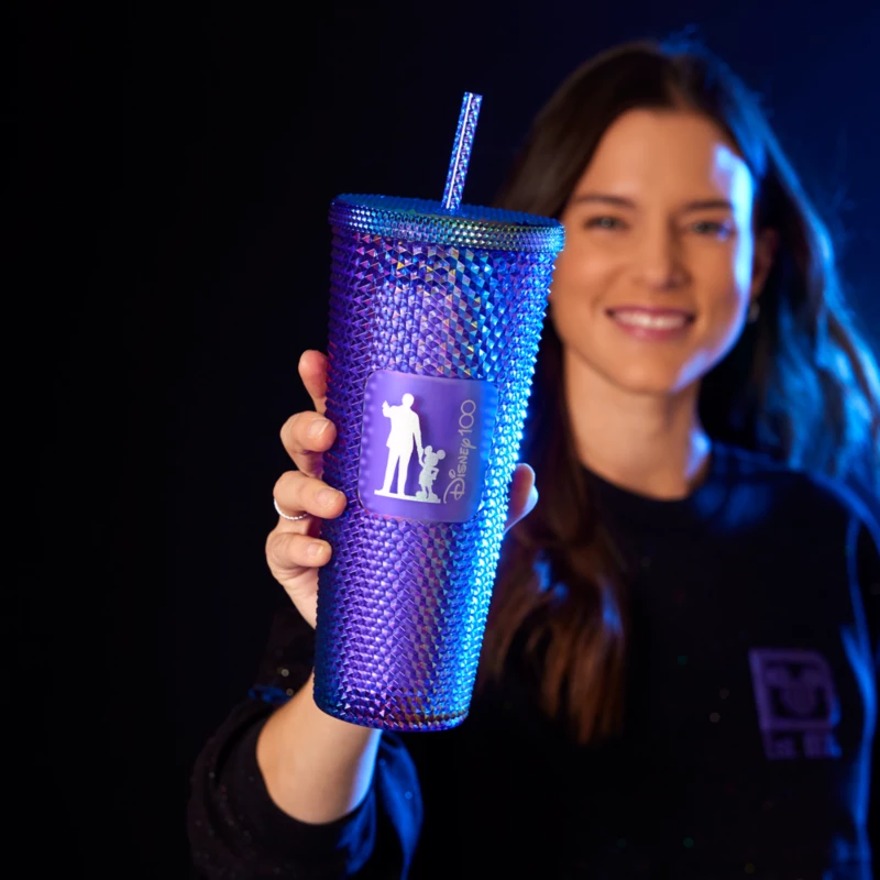 Walt Disney And Mickey Mouse 'Partners' Disney100 Geometric Starbucks Tumbler With Straw 4 Walt Disney And Mickey Mouse 'Partners' Disney100 Geometric Starbucks Tumbler With Straw - Image 2