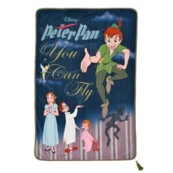 Disney Store Peter Pan 70th Anniversary Reversible Throw