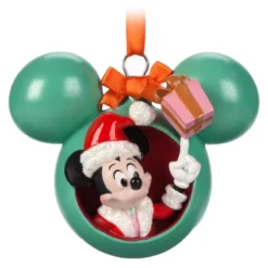 Mickey Mouse Open Globe Sketchbook Ornament