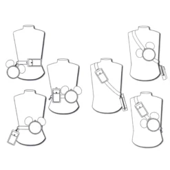 Mickey Mouse Pin Trading Purse -Toys Store 438057435993 3