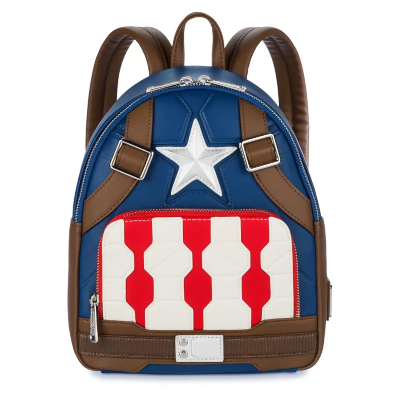 Loungefly Captain America Mini Backpack 3 Loungefly Captain America Mini Backpack