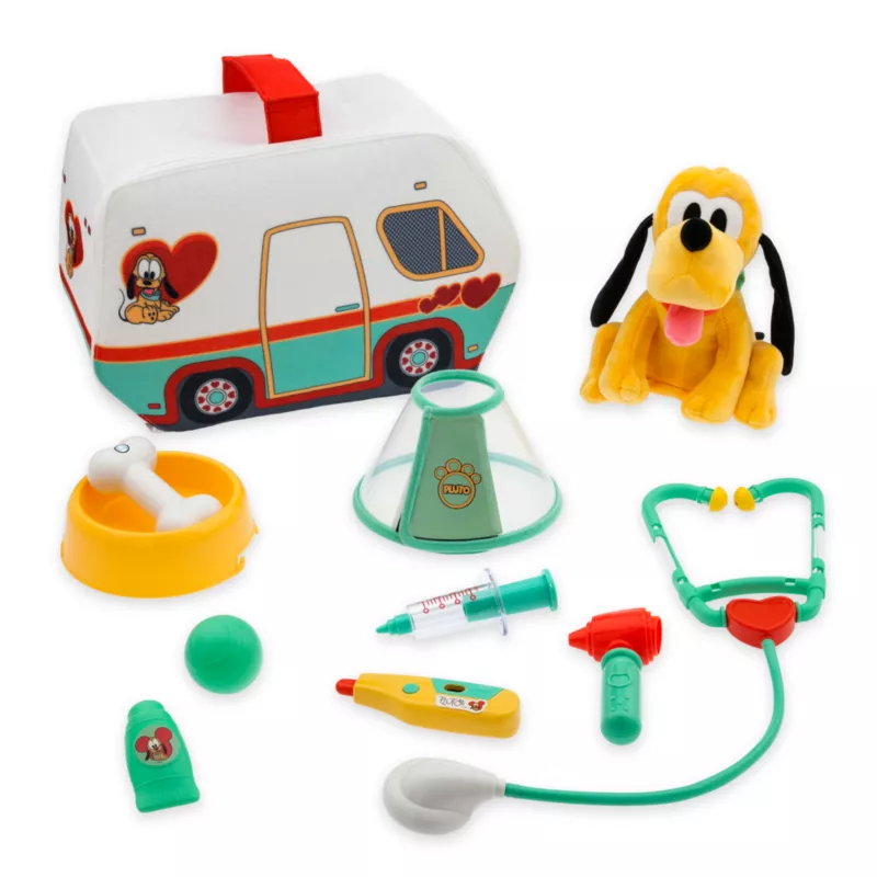 Disney Store Pluto Vet Playset 3 Disney Store Pluto Vet Playset
