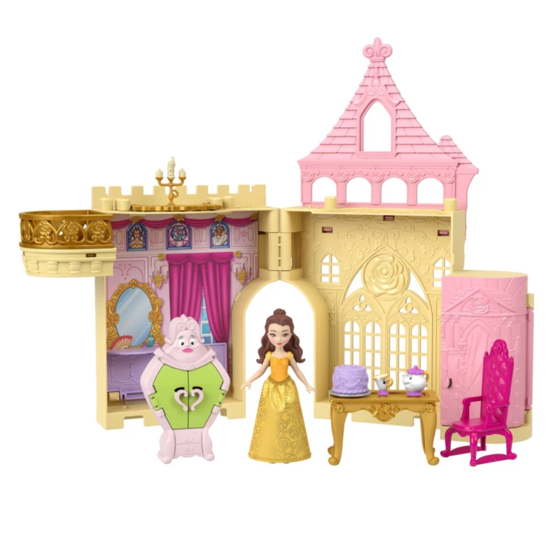 Mattel Disney Princess Storytime Stackers Belle's Castle Playset 3 Mattel Disney Princess Storytime Stackers Belle's Castle Playset
