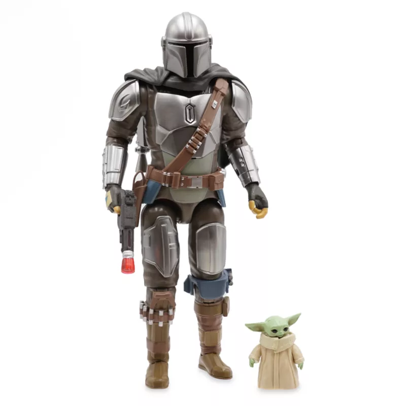 Disney Store The Mandalorian Talking Action Figure, Star Wars 3 Disney Store The Mandalorian Talking Action Figure, Star Wars
