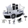 Mickey And Minnie Steamboat Willie Disney100 Decades Musical Boat -Toys Store 461023943369