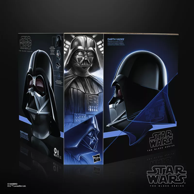 Hasbro Darth Vader The Black Series Premium Electronic Helmet, Star Wars 6 Hasbro Darth Vader The Black Series Premium Electronic Helmet, Star Wars - Image 4