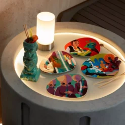 Disney Store Star Wars: Under The Twin Suns Plates By Jeff Granito, Set Of 4 -Toys Store 465013954656 1