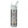 Star Wars: The Mandalorian Stainless Steel Water Bottle With Built-In Straw -Toys Store 465023947167
