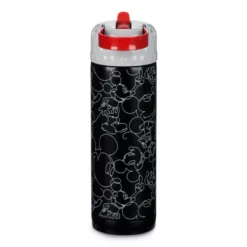 Mickey Mouse Stainless Steel Water Bottle With Built-In Straw -Toys Store 465023947655 3