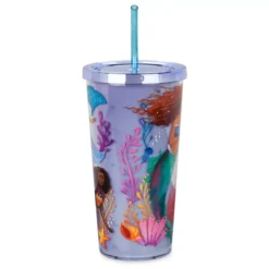 Disney Store The Little Mermaid Tumbler With Straw, Live Action Film 8 Disney Store The Little Mermaid Tumbler With Straw, Live Action Film -Toys Store 465023952598 2