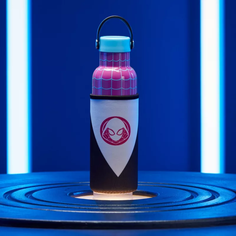 Ghost-Spider Stainless Steel Water Bottle With Sleeve, Spider-Man: Across The Spider-Verse 4 Ghost-Spider Stainless Steel Water Bottle With Sleeve, Spider-Man: Across The Spider-Verse - Image 2