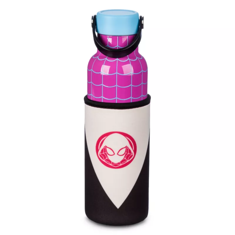 Ghost-Spider Stainless Steel Water Bottle With Sleeve, Spider-Man: Across The Spider-Verse 3 Ghost-Spider Stainless Steel Water Bottle With Sleeve, Spider-Man: Across The Spider-Verse