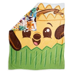 Disney Store Pluto Peanut Butter Swirl Cup Disney Munchlings Fleece Throw -Toys Store 465043953414 2