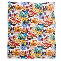 Disney Store Pluto Peanut Butter Swirl Cup Disney Munchlings Fleece Throw -Toys Store 465043953414 3