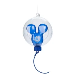 Disney Store Mickey Mouse Blue Balloon Light-Up Hanging Ornament