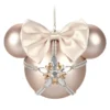 Minnie Mouse Icon Rose Gold Glass Ball Hanging Sketchbook Ornament