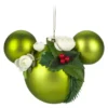 Mickey Mouse Icon Glass Ball Floral Hanging Sketchbook Ornament -Toys Store 465064196876