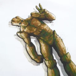 The Prince's Trust Groot Customisable Hooded Sweatshirt For Adults By Naqib Ahamed, Guardians Of The Galaxy -Toys Store 478077471601 3