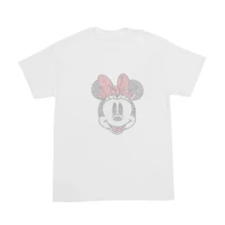 Minnie Mouse Rhinestones Customisable T-Shirt For Adults -Toys Store 493031824910 2
