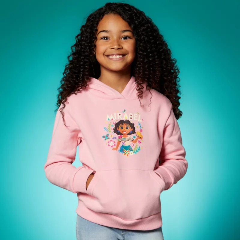 Mirabel Stylised Customisable Hooded Sweatshirt For Kids, Encanto 4 Mirabel Stylised Customisable Hooded Sweatshirt For Kids, Encanto - Image 2