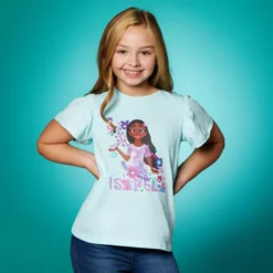 Isabela Puff Sleeve Customisable T-Shirt For Kids, Encanto -Toys Store 493033712680 1