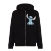 Stitch Sketch Customisable Zip Front Hooded Sweatshirt For Adults -Toys Store 493033897400