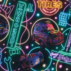 Disney Pixar Cars Neon Lights All-in-One Sleepsuit For Kids -Toys Store 5005049220283M 4