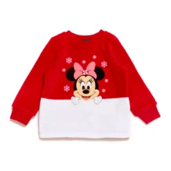 Minnie Mouse Festive Fluffy Pyjamas For Kids -Toys Store 5005051400166M 2