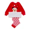 Mickey Mouse Festive Fluffy Pyjamas For Kids