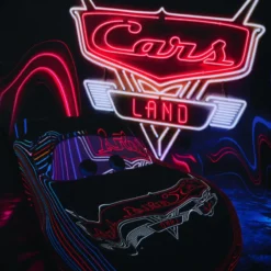 Lightning McQueen Neon Lights T-Shirt For Kids, Disney Pixar Cars -Toys Store 5007046850157M 2