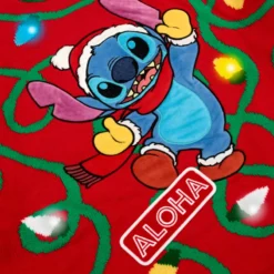 Stitch Light-Up Christmas Jumper For Adults, Lilo & Stitch -Toys Store 5102049490153M 2