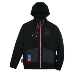 Darth Vader Zip Front Hooded Sweatshirt For Adults, Star Wars