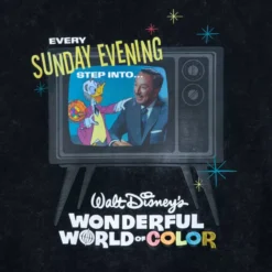 Walt Disney And Ludwig Von Drake Disney100 Walt Disney's Wonderful World Of Color Hooded Sweatshirt For Adults -Toys Store 5201049200041M 4