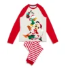 Mickey Mouse And Donald Duck Holiday Cheer Cotton Pyjamas For Adults