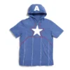 Captain America Hooded T-Shirt For Adults -Toys Store 5205049490052M