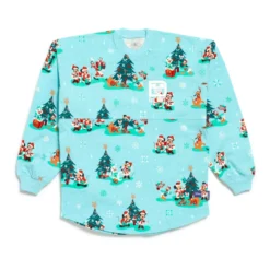 Walt Disney World Mickey And Friends All-Over Print Christmas Spirit Jersey For Adults