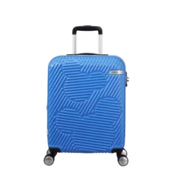 American Tourister Mickey Mouse Clouds Tranquil Blue Rolling Luggage