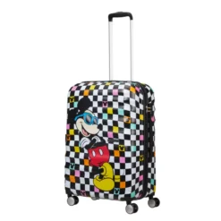 American Tourister Mickey Mouse Checkerboard Rolling Luggage -Toys Store 540052022038 2