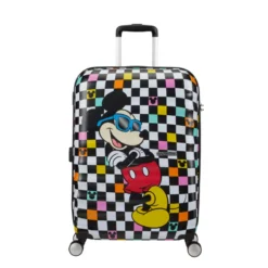 American Tourister Mickey Mouse Checkerboard Rolling Luggage