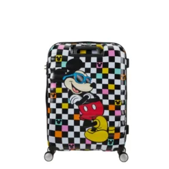 American Tourister Mickey Mouse Checkerboard Rolling Luggage -Toys Store 540052022038 4